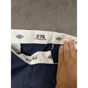 Dickies Men's 874 Classic Original Fit Uniform Work Pants NWT 50‎ x30 Blue